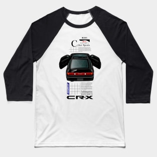 CRX CIVIC JDM ARTWORK Baseball T-Shirt